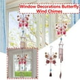 thumbnail image 1 of Agiferg Creative Metal Acrylic Painted Three-dimensional Butterfly Iron Crafts Wind Chim, 1 of 9