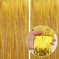 thumbnail image 3 of WE-POLUJ Metallic Tinsel Aluminum Foil Curtain Decoration for Birthday Wedding and Holiday Party Backdrop Door Hanging Streamers, 3 of 5