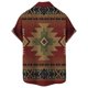 thumbnail image 3 of Camisas Para Hombre Manga Larga De AlgodóN Las camisas de manga corta de Hawaii de las tendencias de la moda 3d imprimieron el estilo (Red, XL), 3 of 5