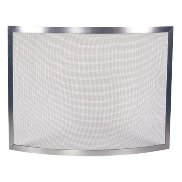 Dagan S503 Bowed Design Panel Screen, Pewter