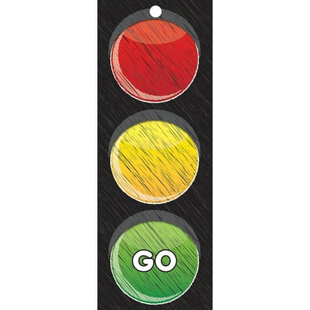 - TRAFFIC LIGHT CARD STOP GO 3X9 LAMINATED