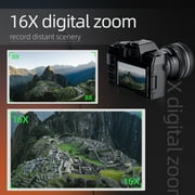 NBD Digital Camera 48MP 4K Video Camera 3.0 Inch Flip Screen Camcorder YouTube Vlogging Camera  with Wide Angle Lens and 16X Digital Zoom