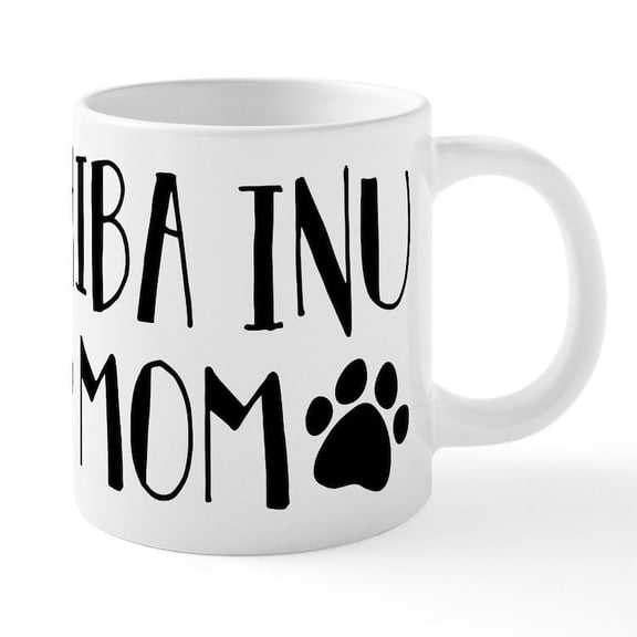 CafePress - Shiba Inu Mom - 20 Oz White Ceramic Mega Mug