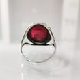 thumbnail image 6 of Natural Ruby Corundum Ring, Ruby Corundum Ring, July Birthstone, Designer Band, 925 Sterling Silver, Womens Ring, Christmas, Thanksgiving, Handmade, Statement Jewelry, Natural Gemstone Ring, 6 of 6