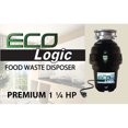 thumbnail image 2 of Eco-Logic 10 Éliminateur de Déchets Alimentaires Premium avec Support à 3 Boulons, 2 of 2