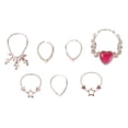 thumbnail image 2 of Conjunto de Collar a Escala 1:6, Conjunto de Joyería, Accesorios de Fotografía de Escena Bonita, Conjuntos de Collar en Miniatura para Regalos de Fies Rosa, 2 of 7