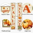 thumbnail image 6 of Fall Decorations Outdoor Hello Fall Yall Welcome Porch Sign Banner Autumn Thanksgiving Friendsgiving Harvest Festival Birthday Party Baby Shower Gender Reveal Wedding Decorations Banner, 6 of 6