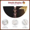 thumbnail image 3 of Balery Gold Glittering Stars Printed Christmas Tree Skirt , Merry Christmas Party Christmas Tree Decoration,Adjustable Tree Skirt-30", 3 of 6