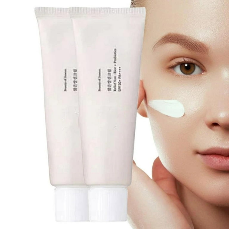 Non-Greasy Rice Probiotic Sunscreen High SPF Sunscreen with Radiation Block  Women's Moisturizing Sun Protection for Face