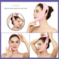 thumbnail image 2 of Mcolor Reusable V Line Mask Facial Slimming Strap Double Chin Reducer Chin Up Mask Face Lifting Belt V Shaped Slimming Face Mask, 2 of 9