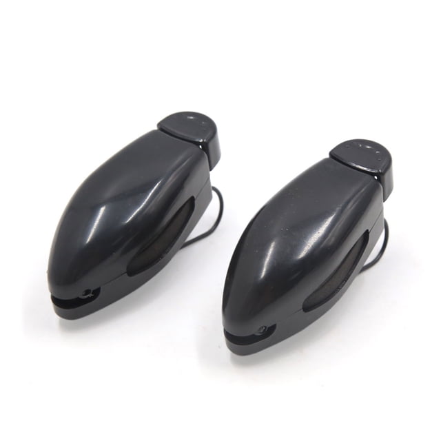 2Pcs Negro Clip Garras de Gafas Visera Parasol Lente de Sol de Coche
