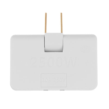 Home Adapter 180 Degree Multi-Function Socket Conversion Power Converter One Turn Three Rotating Socket WHITE