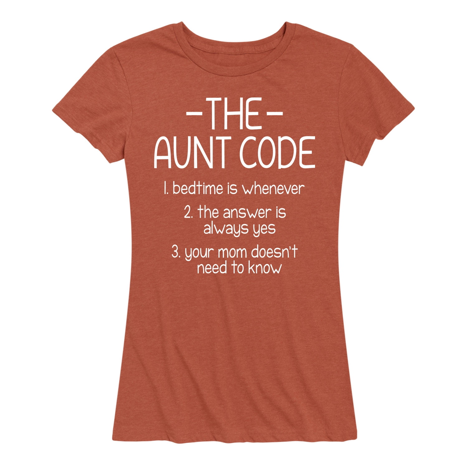 aunt code t shirt