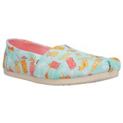 TOMS Womens Alpargata Tropical Graphic Slip On Flats Casual Shoes
