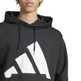 thumbnail image 4 of Men's adidas Essentials Big Logo Fleece Graphic Hoodie Color: Red Size: M, 4 of 4