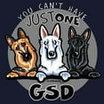 thumbnail image 3 of CafePress - Just One GSD Sweatshirt (Dark) - Classic Crew Neck Sweatshirt, 3 of 4