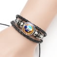 thumbnail image 4 of Pulsera multicapa de Sonic The Hedgehog para hombres y mujeres, pulsera trenzada de dibujos animados de Anime, color negro, joyería de verano, nueva tendencia, 4 of 4