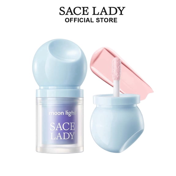 SACE LADY Liquid Highlighter Glow Wand, Blendable Radiant Face Illuminator for Face, Eyes & Lips, Lightweight Long-Lasting Glow, 02 Matte Rosy