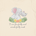 thumbnail image 4 of Inktastic I Am Fearfully and Wonderfully Made Cute Elephants Boys or Girls Baby T-Shirt, 4 of 5