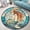 Capricorn Zodiac Lightcatcher1, variant on Round Area Rug, Angel Wings Non-Slip Floor Mat, Soft Washable Carpet for Living Room Bedroom Decor 31 Inch