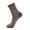 Coffee, variant on HNMKIU Men Polyester Half Cushion Mid Crew Socks for Comfort and Durability - Ideal for Everyday Wear—1 Pack,Sizes One Size