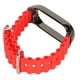 thumbnail image 3 of Correa de silicona para reloj repuesto flexible correa de reloj suave y transpirable a la moda funda protectora para ejercicio para la oficina ANGGREK Otros, 3 of 8
