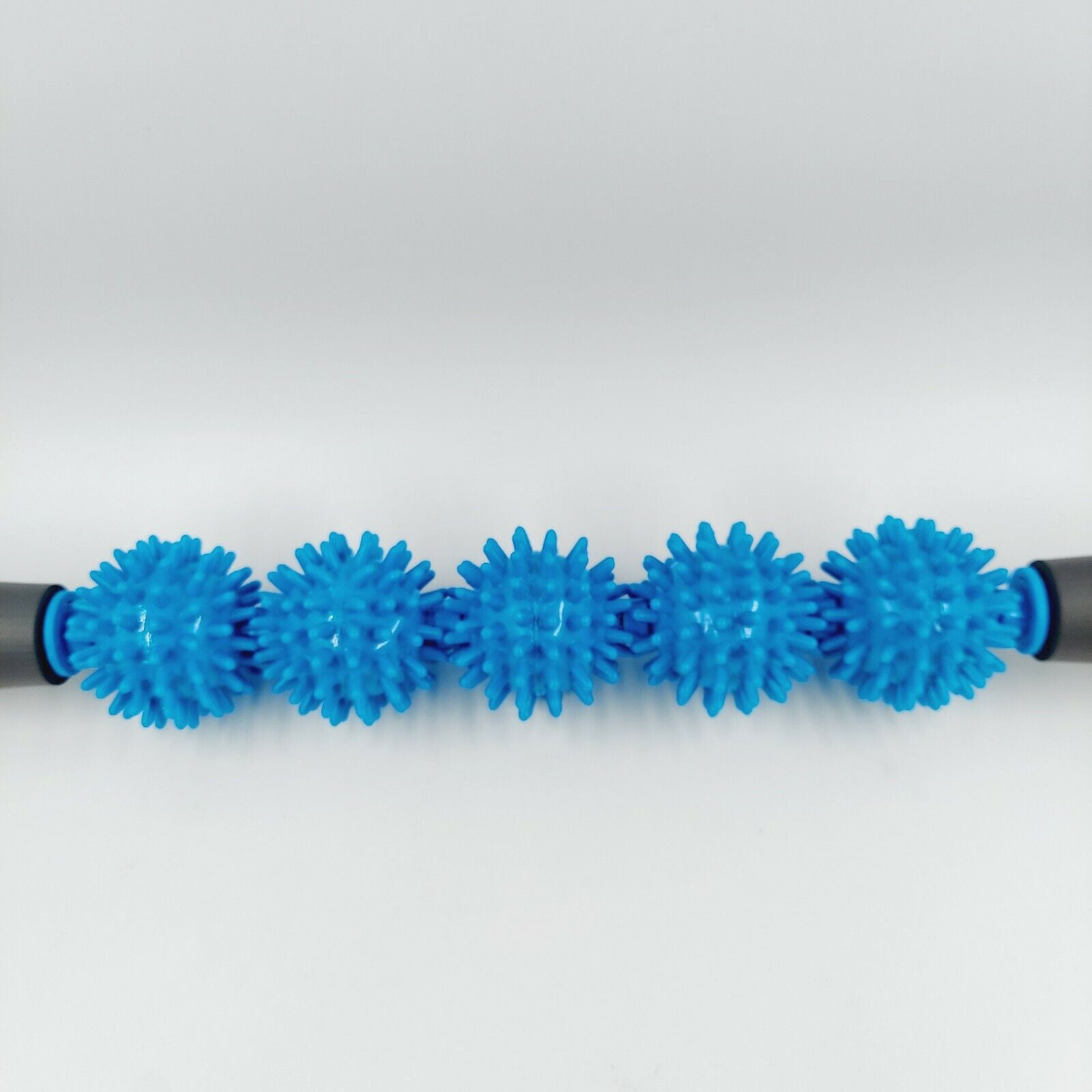Joy Of Fitness Massage Stick Muscle Trigger Point Therapy 5 Spiky Balls Sky Blue