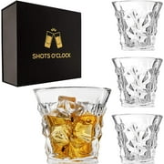 LEMONSODA Premium Scotch Glasses Set of 4 - Elegant Whiskey Glasses - 300 mL / 10 fl. oz.