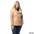 thumbnail image 4 of EXcelled  Plus Faux Wool Hooded Peacoat, 4 of 5