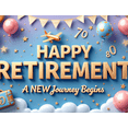 thumbnail image 4 of Decorative Design Happy Retirement Banner Colorful Balloons Celebration Backdrop for Retirement Party Indoor Decoration Event Celebration, 4 of 7