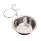 thumbnail image 3 of 3 cuencos colgantes de acero inoxidable para mascotas, para perros, gatos y conejos., 3 of 7