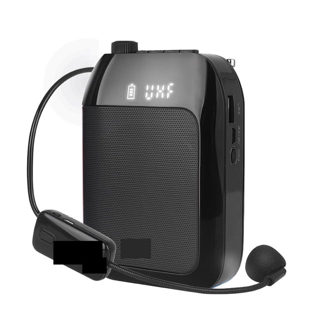 Bluetooth UHF Wireless Voice Amplifier Portable For Teaching Lecture Tour Guide U-Disk Megaphone Microphone Speaker ,Comfortable and Portable
