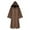 Coffee, variant on Hvyesh Men Renaissance Cloak with Hood Medieval Women Hooded Cape for Halloween Cosplay