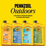 (2 pack) Pennzoil Marine Premium Plus 2-Cycle Synthetic Blend Engine Oil, 1 Quart