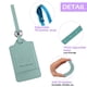 thumbnail image 3 of Etiquetas de equipaje de 3 uds, etiquetas de equipaje de cuero PU protección de privacidad etiquetas de bolsa de viaje etiquetas de maleta Zhivalor BST3054004-2, 3 of 5