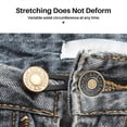 thumbnail image 4 of 5 extensores de cintura con botón retráctil para pantalones vaqueros de hombre y mujer., 4 of 5