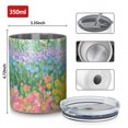 thumbnail image 4 of 12oz Coffee Tumblers Pioneer Flower Stainless Steel Vacuum Insulated Travel Tumbler Coffee Cups Mug with Lid and Straw with Cleaning Brush for Cold & Hot Drinks, 4 of 5