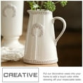 thumbnail image 3 of White Ceramic Vase for Storage Simple Modern Design Durable Premium Material 1 Piece, 3 of 9