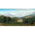 thumbnail image 1 of Albert Bierstadt - The Rocky Mountains Lander's Peak CANVAS or PRINT WALL ART, 1 of 1