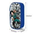 thumbnail image 4 of Deku My Hero Academia Izuku Pencilcase Large Capacity Pencase Double-layer Pen Bag Stationery Pouch Organizer Office Supplies Pencil Case, 4 of 8