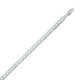 thumbnail image 2 of iJewelry2 Rhodium Plated Sterling Silver 6.25mm Urban Cuban Chain Necklace 30'', 2 of 2