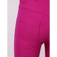 thumbnail image 6 of iiniim Girls Active Leggings Athletic Pants Workout Running Yoga Sports Dancewear Footless Tights Age 3-14 Hot Pink 13-14, 6 of 7