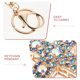 thumbnail image 3 of unbranded Charm Llavero Cruz Con Rhinestones Para Organizar Llaves Y Decorar, 3 of 7
