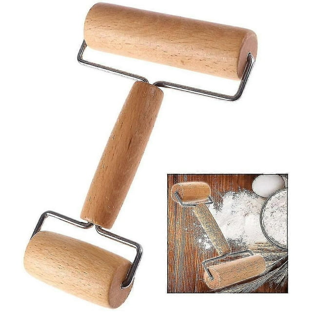 Wooden Rolling Pin Pizza Roller For Cake Fondant Bread Baking Tool