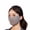 Grey, variant on UV Guard Face Mask, UPF 50+ Reusable Outdoor Sun Protection, Slim Fit, Moisture Wicking Cooling Satin Weave, Breathable Mesh