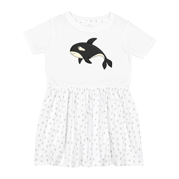 Inktastic Killer Whale Girls Toddler Dress