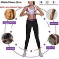thumbnail image 3 of ORUYROP 15 Inch Pilates Rings Yoga Pilates Magic Circle Pilates Ultra Fit Exercise Resistance Fitness Toning Ring Workout Fitness Circles with Dual Grip Handles for Home Gym Use, 3 of 6