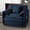 Blue, variant on Arouseden Black Oversized Chair Set of 2,Big Chenille Armchair,Oversized Single Sofa Chair with Wide and Deep Seat,Extra Large Living Room Chairs Set of 2