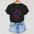 thumbnail image 6 of Jamicy Womens Patriotic Shirts Gift for Women Women's Printed T-Shirt Round Neck Short Sleeved Fourth Of July Usa Tshirt, 6 of 6