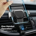 thumbnail image 4 of Gravity Car Holder For Phone Air Vent Clip Mount Mobile Cell Stand Smartphone GPS Support For iPhone 13 12 Xiaomi Samsung Phone, 4 of 6